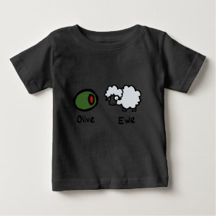 Olive Ewe Baby T-shirt