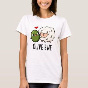 Olive Ewe Funny Liebe Puff T-Shirt