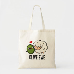 Olive Ewe Funny Liebe Puff Tragetasche