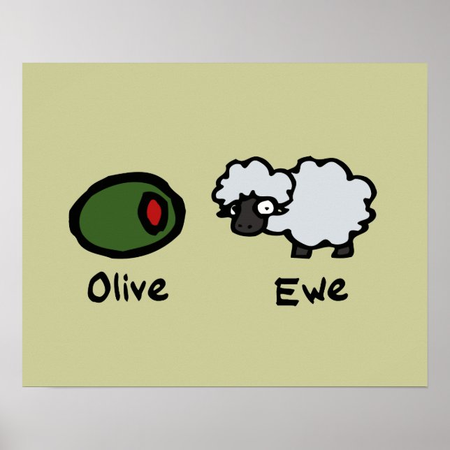 Olive Ewe Poster (Vorne)