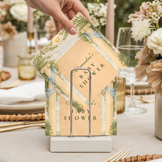 Olive Garden Greek Baby Shower Serviette (Von Creator hochgeladen)