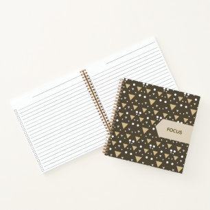 Olive Geometry Luxe Notizbuch