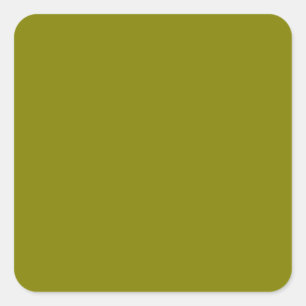 Olive Green 808000 Color, mit Option zum Hinzufüge Quadratischer Aufkleber