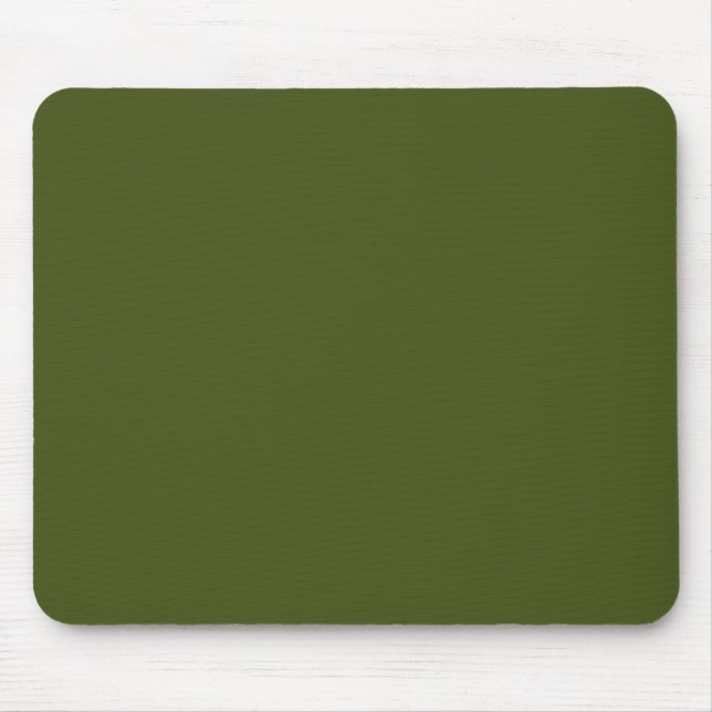 Olive Green Background Deco zum Anpassen Mousepad (Vorne)
