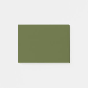 Olive Green Background Deco zum Anpassen Post-it Klebezettel