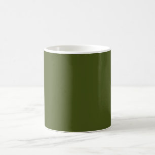 Olive Green Background Deco zum Anpassen Tasse