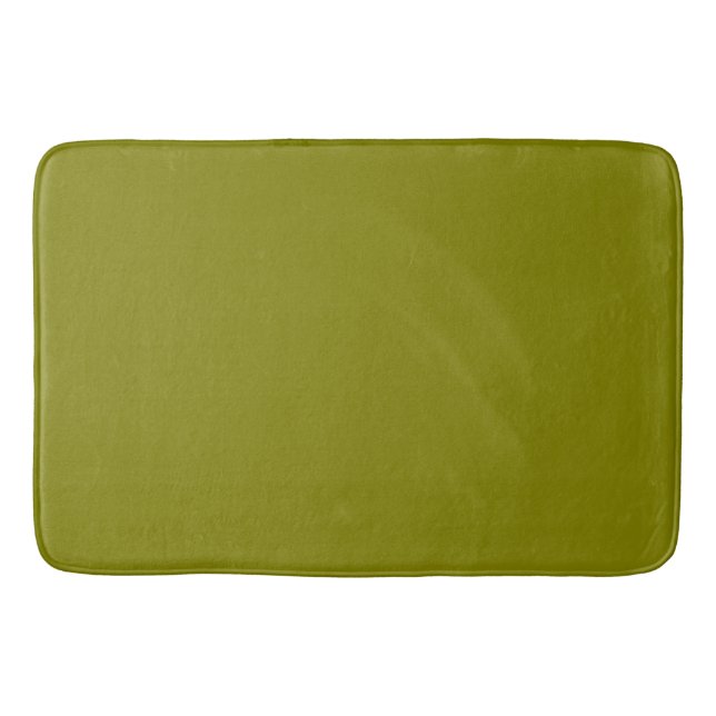 Olive Green Badematte (Vorderseite)