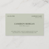 Olive Green Beruflich