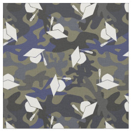 Olive Green Blue Camouflage Muster Abschluss Stoff