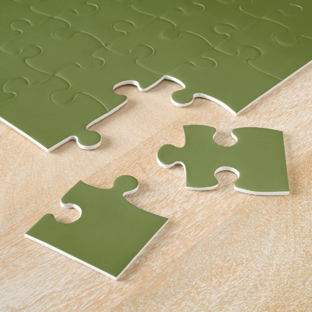 Olive Green Color Puzzle (Seite)