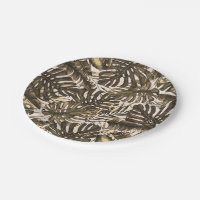 Olive Green & Cream Tropical Palm Blätter Hochzeit