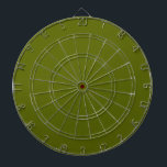 Olive Green Dart Board Dartscheibe<br><div class="desc">Dart Board mit Olive Green Hintergrund bereit für Ihren Text oder Bilder.</div>