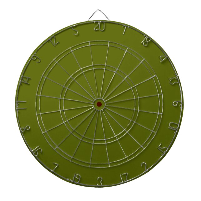 Olive Green Dart Board Dartscheibe (vorne)