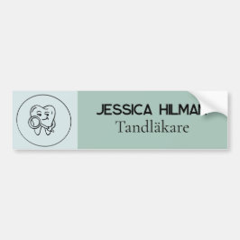 Olive green Dentist/all Sticker logo Personalized Autoaufkleber