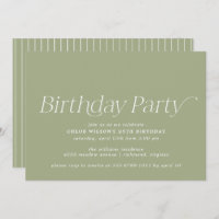 Olive Green | Einfache Mindestanzahl für jedes Alt