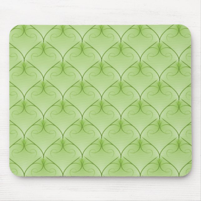 Olive Green Elegance Mousepad (Vorne)