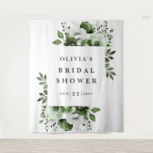 Olive Green Elegant Brautparty Hintergrund