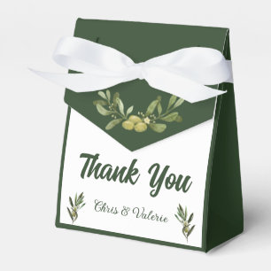 Olive Green Gastgeschenk Hochzeit Box Geschenkschachtel