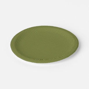 Olive Green Gingham-PAPER PARTY TELLER