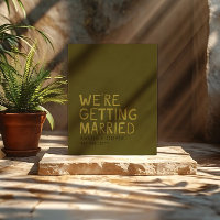 Olive Green Modern - Fett handgeschriebene Typogra