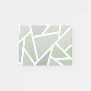 Olive-Green-Mosaik Post-it Klebezettel