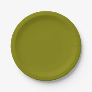 Olive Green Pappteller