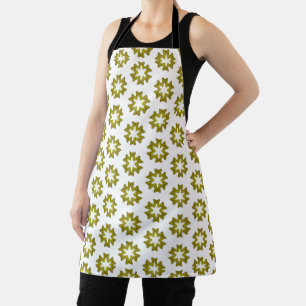Olive Green Pattern Schürze