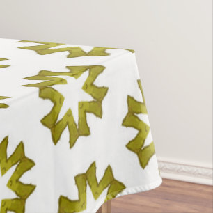 Olive Green Pattern Tischdecke