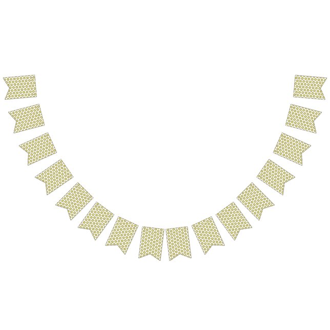 Olive Green Pattern Wimpelkette (Alle)