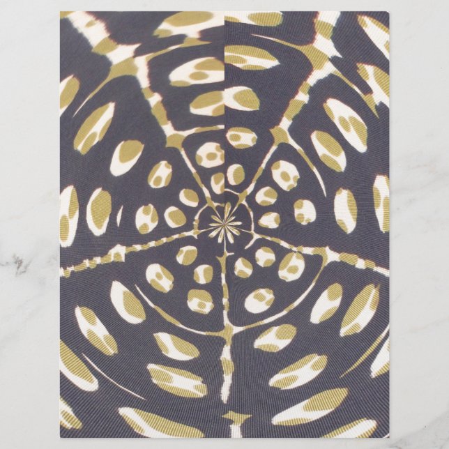 Olive Green Polka Dot Radial Muster Art Print (Vorderseite)