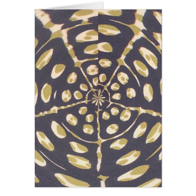 Olive Green Polka Dot Radial Muster Art Print (Vorne)