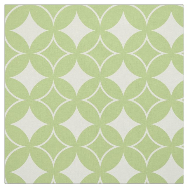 Olive Green Shippo Muster Stoff (Muster)