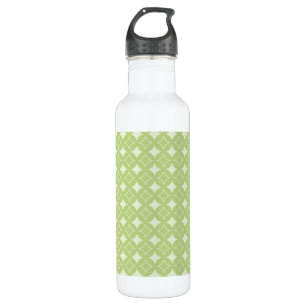 Olive Green Shippo Muster Trinkflasche