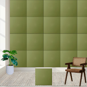 Olive Green Solid Color Keramik Tile Fliese