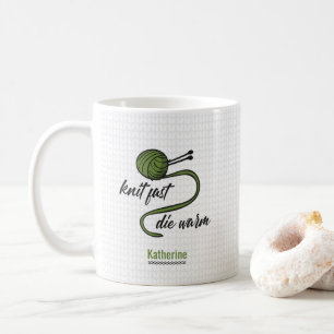 Olive Green Strick Schnell, Die Warm Kaffeetasse