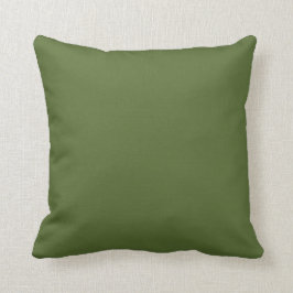 Olive Green Throw Kissen