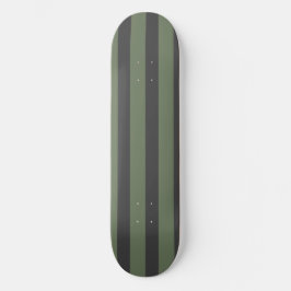 Olive Green Tick Strick Modern Skateboard