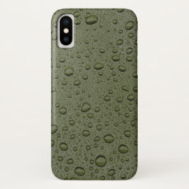 Olive-Green-Water-Tröpfchen Case-Mate iPhone Hülle
