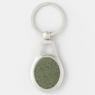 Olive-Green-Water-Tröpfchen Schlüsselanhänger