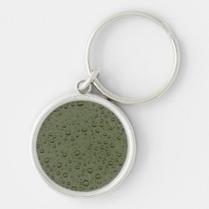 Olive-Green-Water-Tröpfchen Schlüsselanhänger