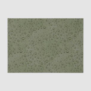 Olive-Green-Water-Tröpfchen Seidenpapier
