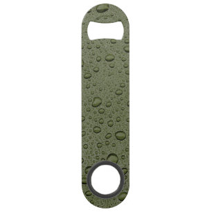 Olive-Green-Water-Tröpfchen Speed Flaschenöffner