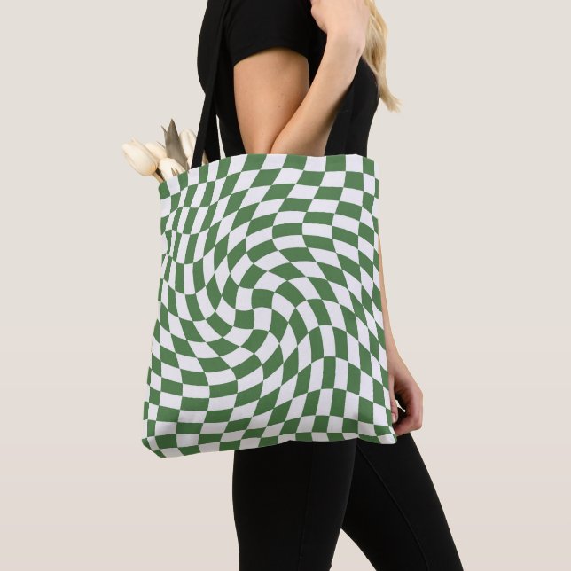 Olive Green & White Warted Checkered Pattern (Von Nahem)