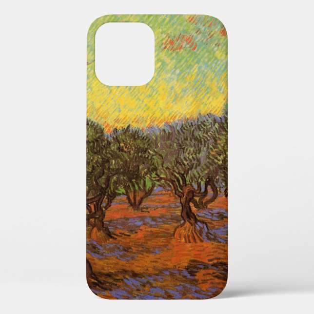 Olive Grove, Orange Sky von Vincent van Gogh Case-Mate iPhone Hülle (Rückseite)