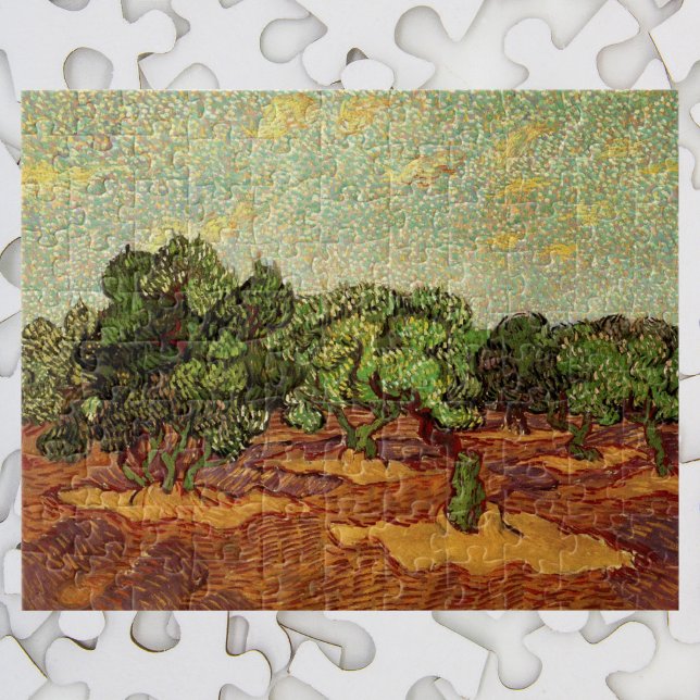 Olive Grove, Pale Blue Sky by Vincent van Gogh Puzzle (Von Creator hochgeladen)