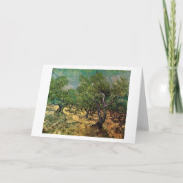 Olive Grove, Vincent van Gogh Karte
