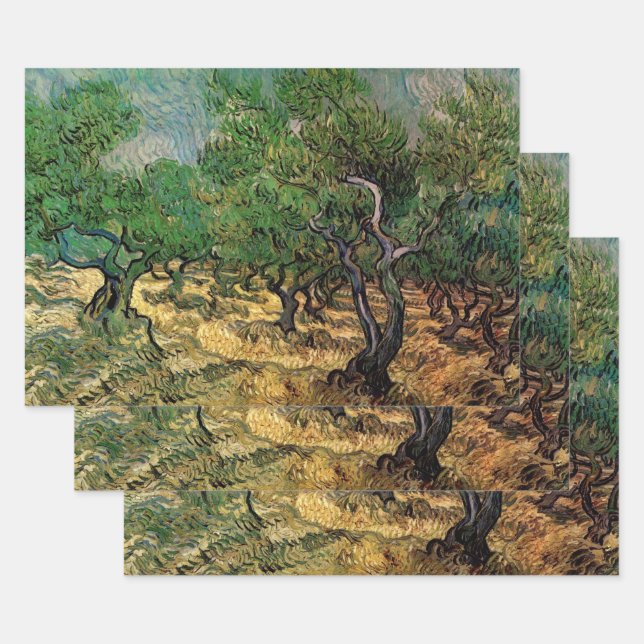 Olive Grove von Vincent van Gogh Geschenkpapier Set (Set)