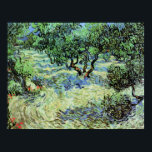 Olive Grove von Vincent van Gogh Poster<br><div class="desc">Olive Grove von Vincent van Gogh ist ein Vintages Kunstmaler, der Post-Impressionismus in der Natur darstellt. Van Gogh malte über ein Dutzend Olivenbäume, während er im Süden Frankreichs lebte. Ein Obstgarten mit Obstbäumen auf einem Bauernhof in der Sommersaison. Über den Künstler: Vincent Willem van Gogh (1853-1890) war einer der berühmtesten...</div>