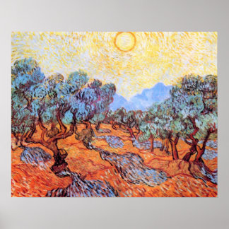 Olive Grove von Vincent van Gogh Poster