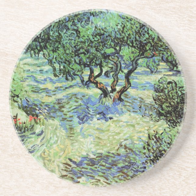Olive Grove von Vincent van Gogh Untersetzer (Vorne)